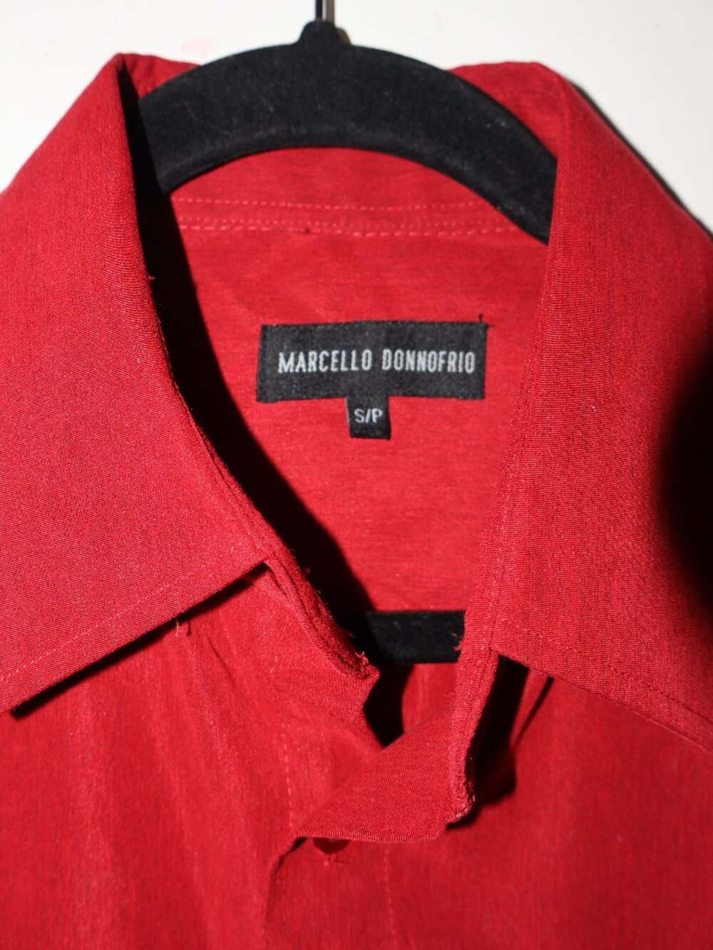 💙 2 for $20 💙 Marcello Donnofrio Red Button-Up Shirt Short Sleeve‎ (Men’s S/P) - Picture 4 of 9